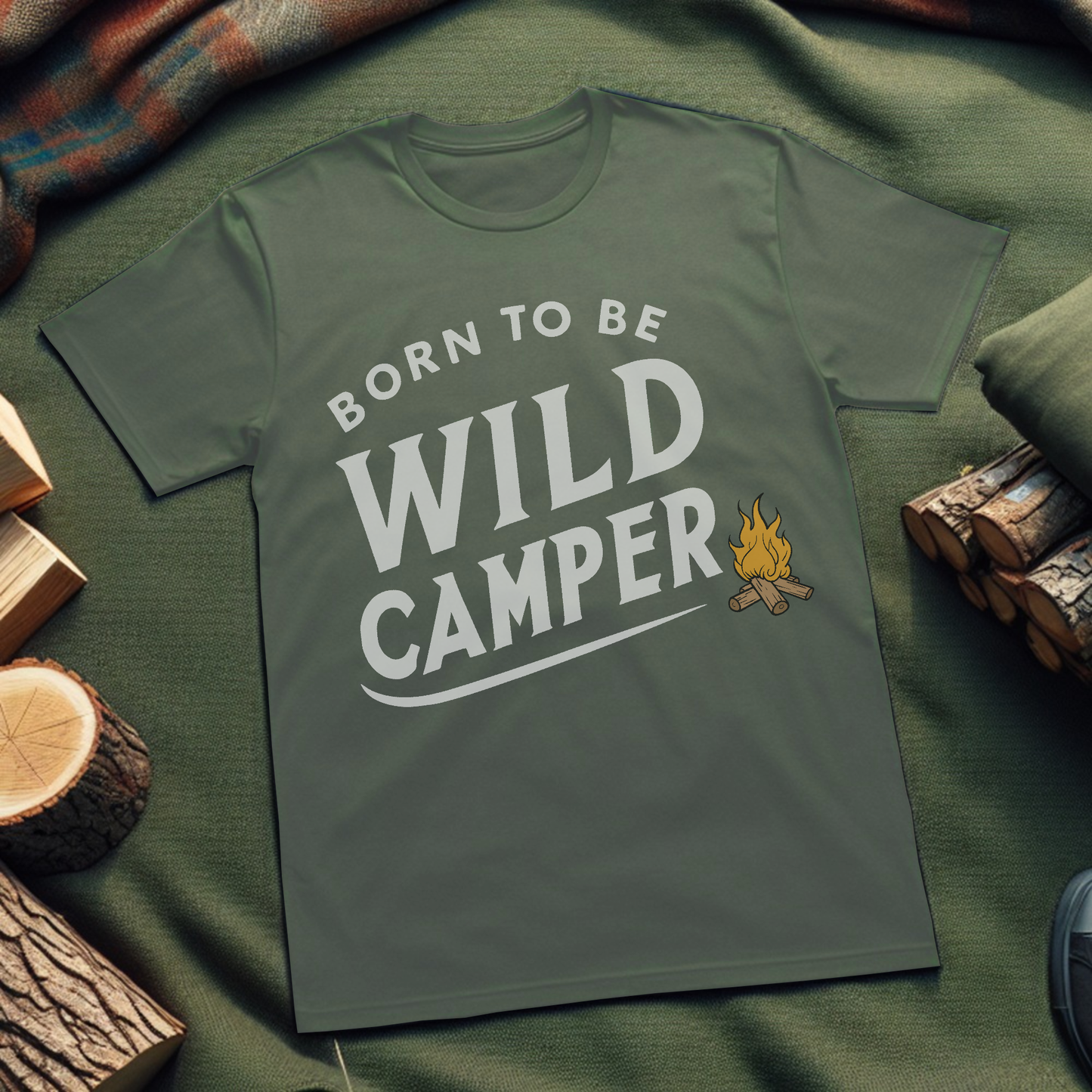 Born To Be Wild Camper T-Shirt