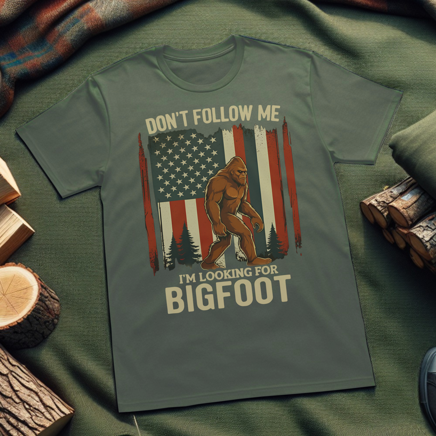 Bigfoot Unisex T-Shirt - Looking For Bigfoot