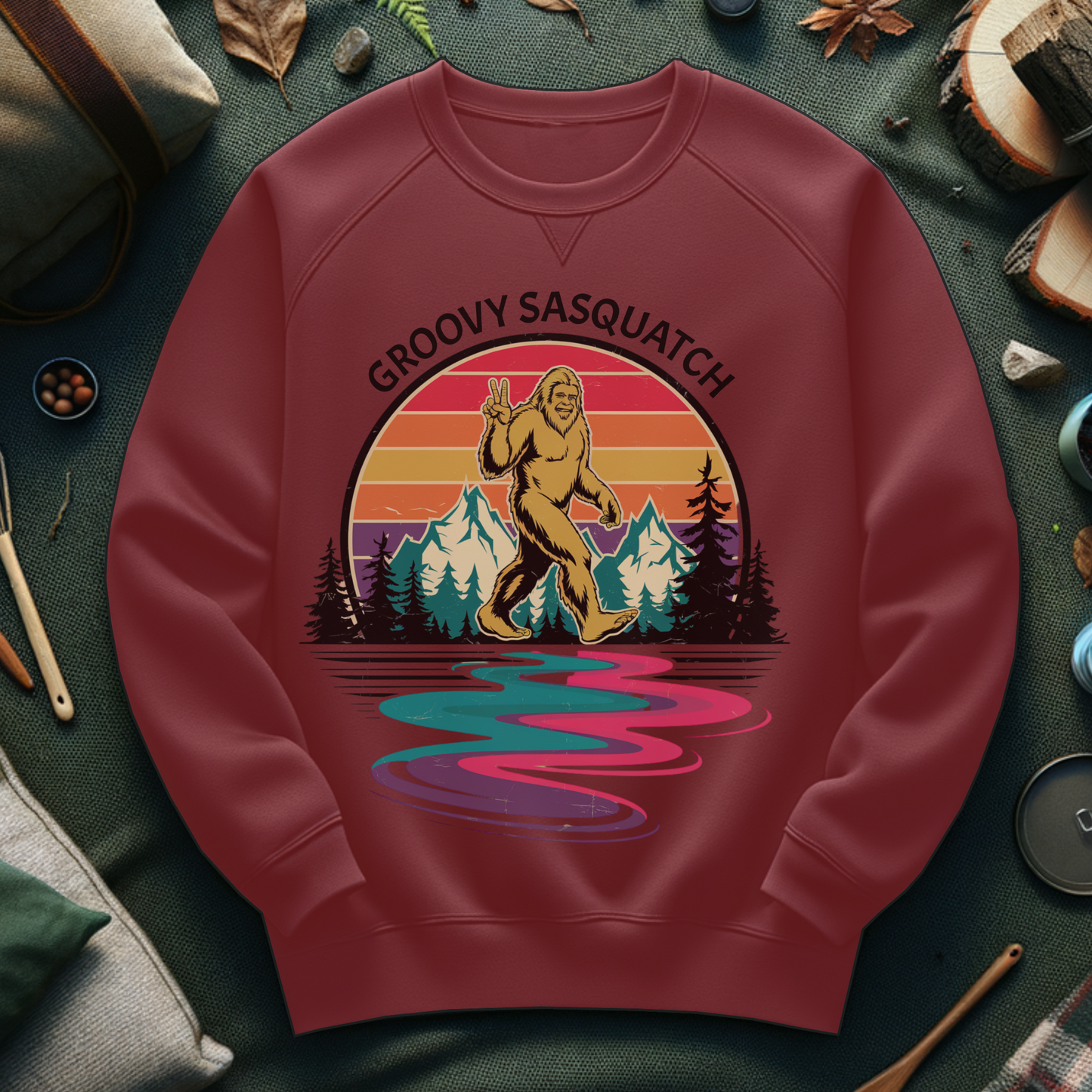 Groovy Sasquatch Sweatshirt