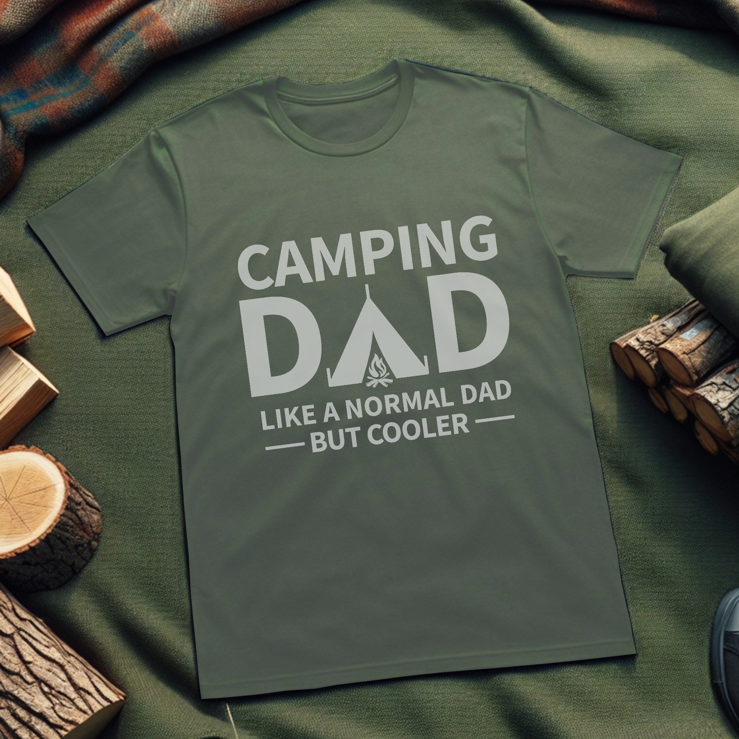 Camping Dad - Like a Regular Dad, But Cooler T-Shirt