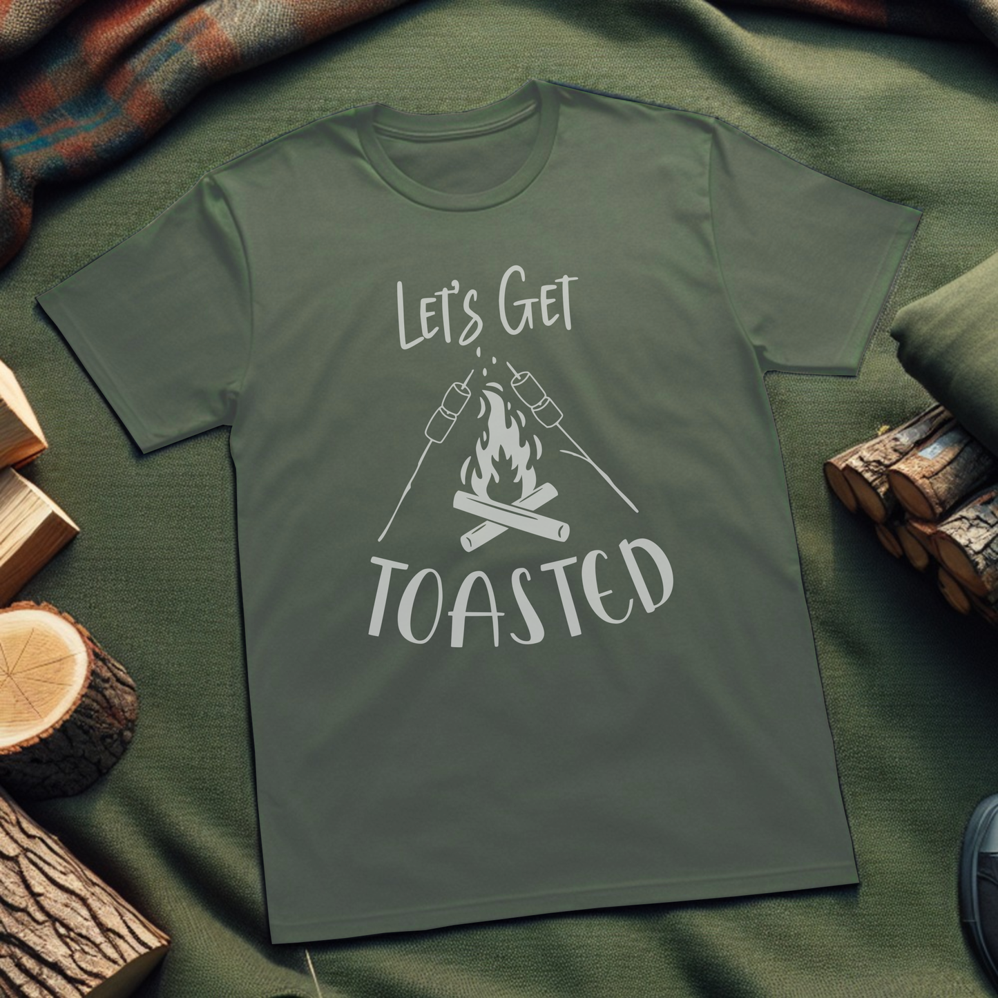 Let's Get Toasted Camping T-Shirt