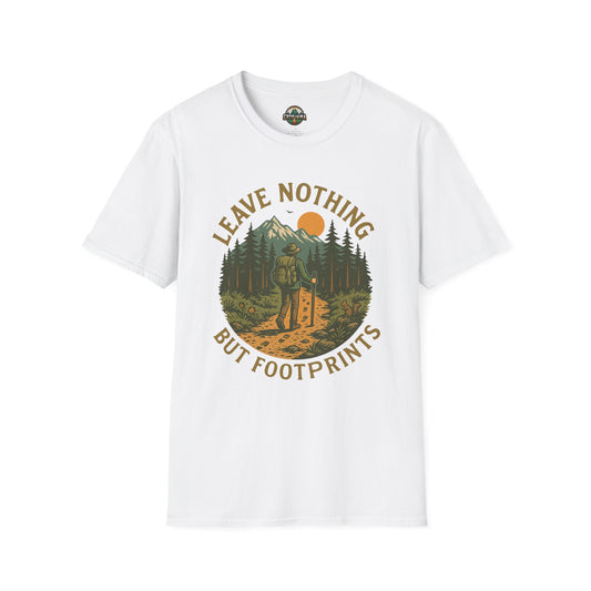 Nature Lover's Unisex T-Shirt - Leave Nothing But Footprints