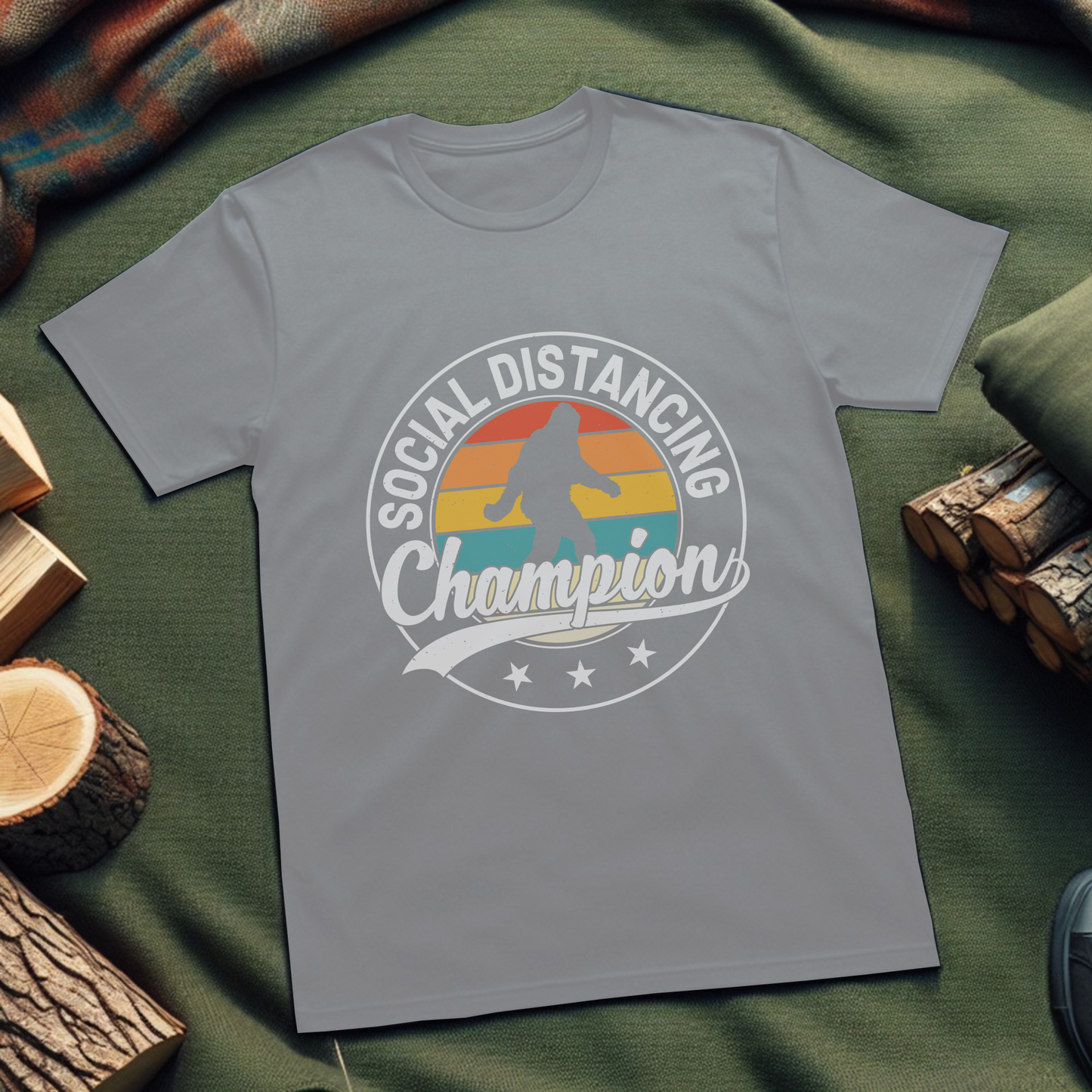 Social Distance Champion T-Shirt