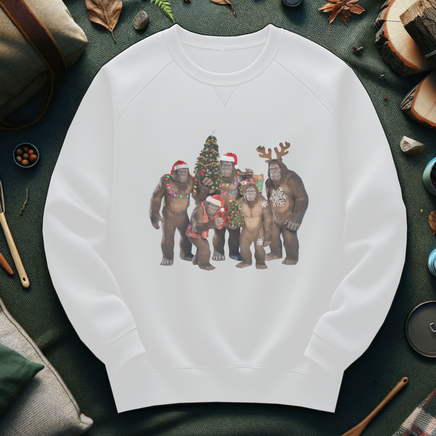 Bigfoot Christmas Celebration Sweatshirt