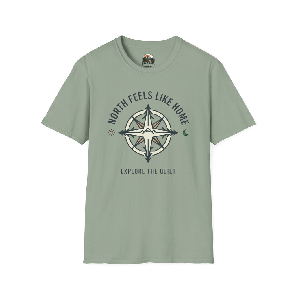 North Feels Like Home Compass T-Shirt