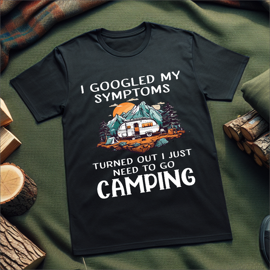 Camping T-Shirt - I Googled My Symptoms