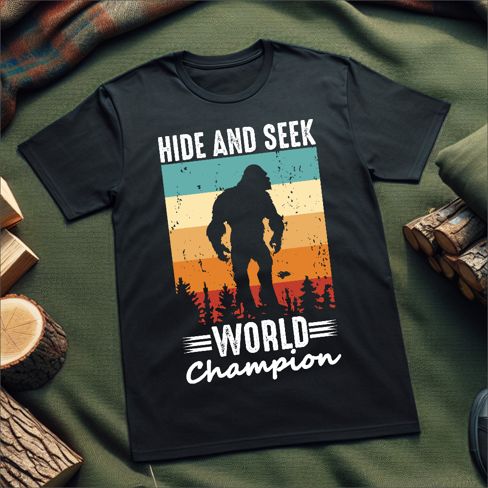 Hide and Seek World Champion Bigfoot T-Shirt