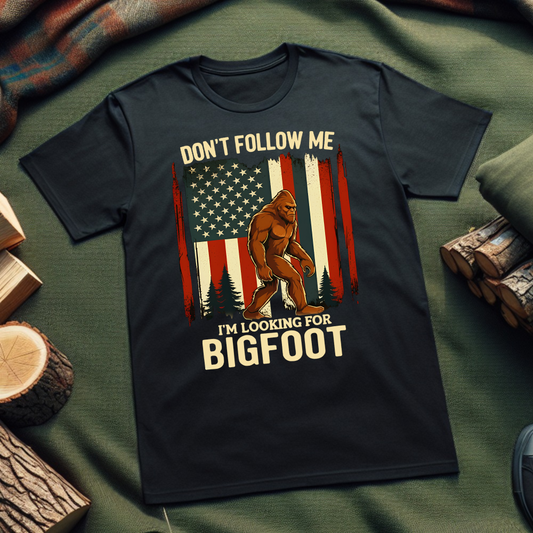 Looking for Bigfoot T-Shirt – Funny Sasquatch Graphic Tee for Nature Lovers & Outdoor Enthusiasts
