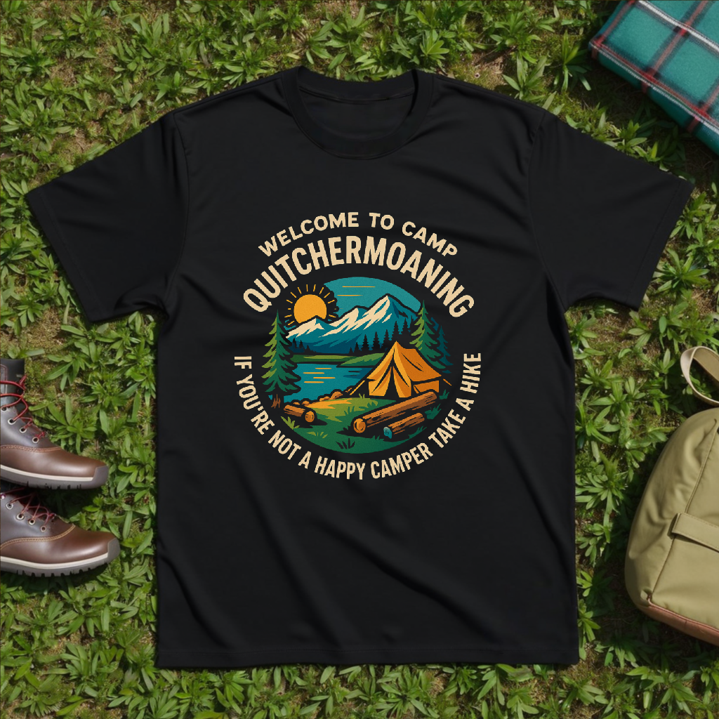 Welcome to Camp QuitcherMoaning T-Shirt
