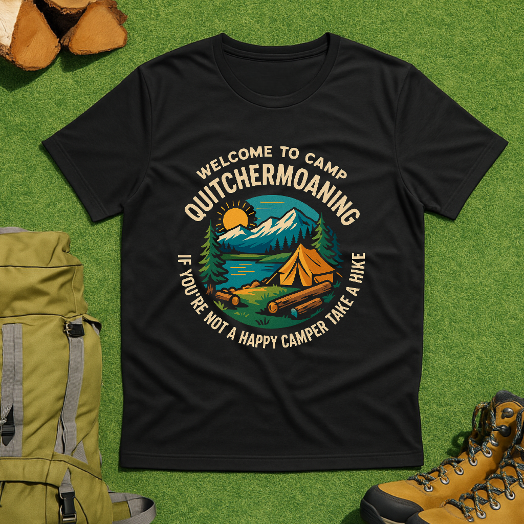 Welcome to Camp QuitcherMoaning T-Shirt