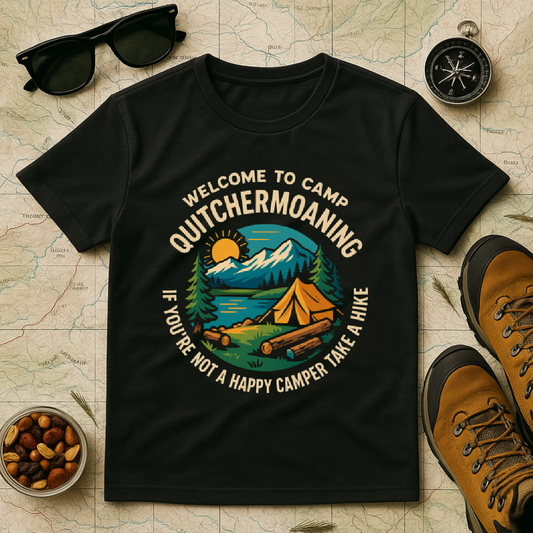 Welcome to Camp QuitcherMoaning T-Shirt