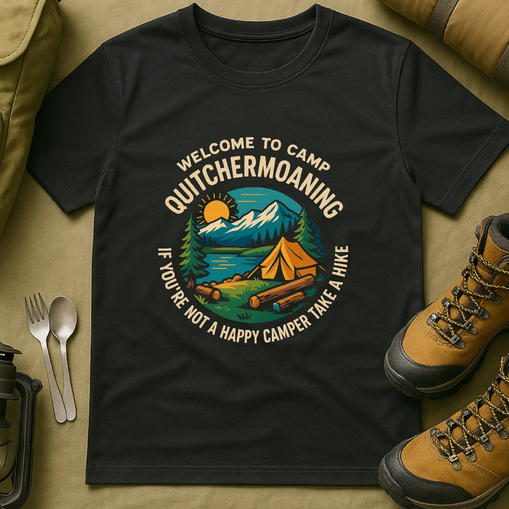 Welcome to Camp QuitcherMoaning T-Shirt