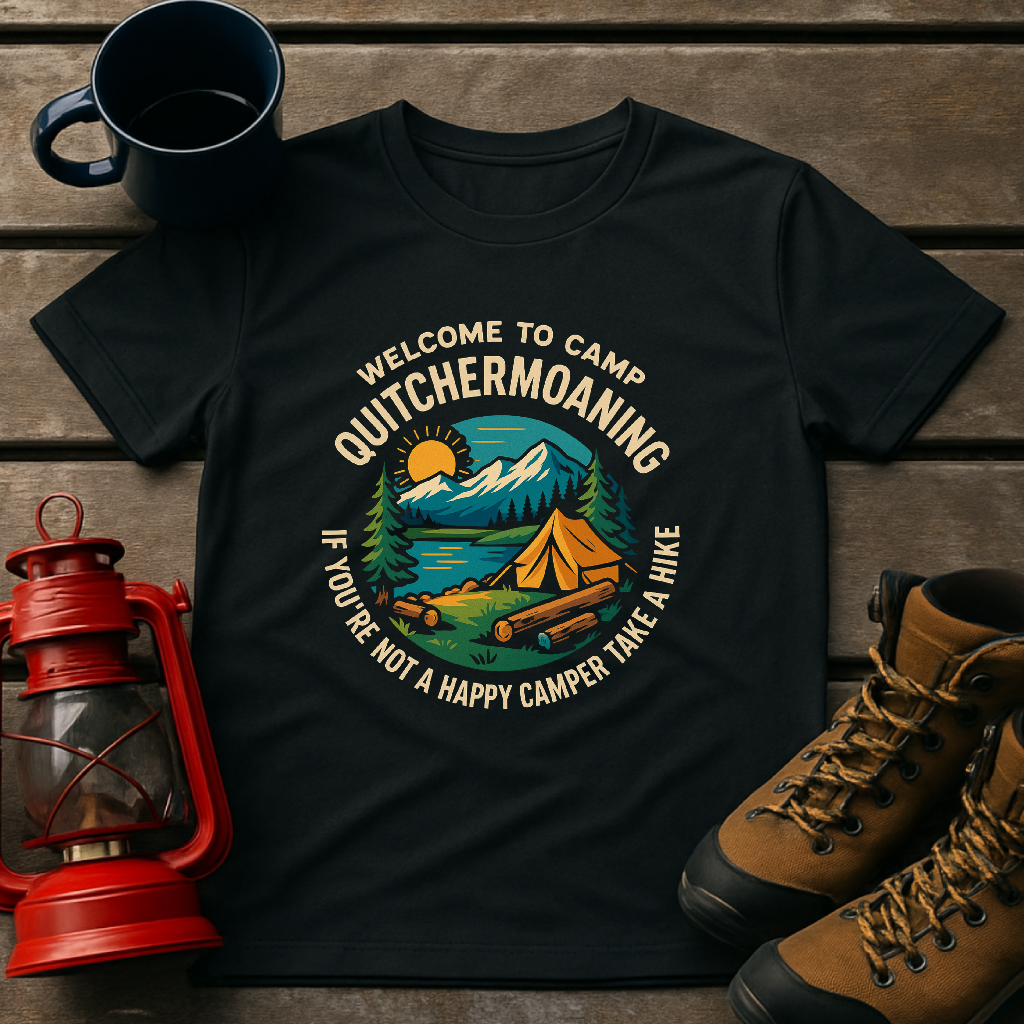 Welcome to Camp QuitcherMoaning T-Shirt