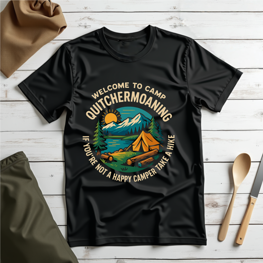 Welcome to Camp QuitcherMoaning T-Shirt