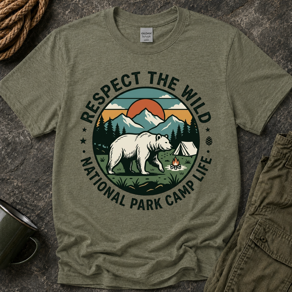Respect The Wild Bear T-Shirt