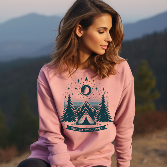 Happy Camper Crewneck Sweatshirt