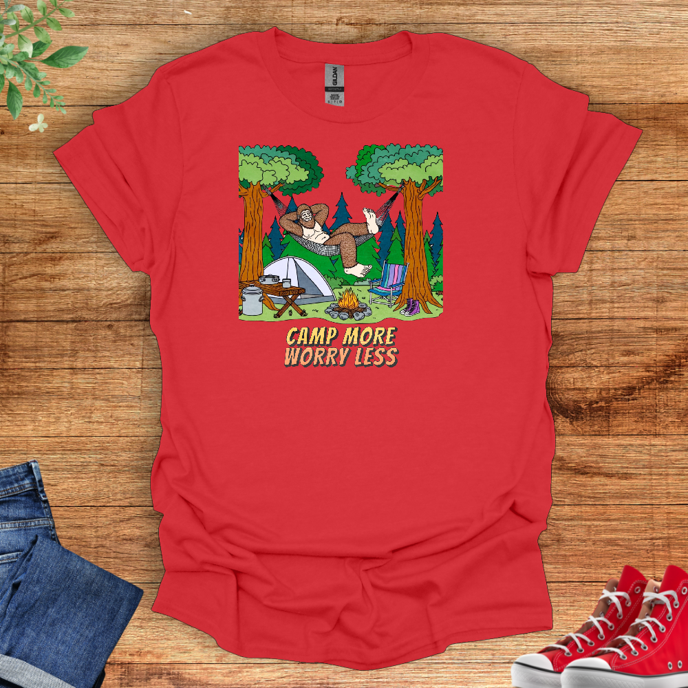 Camp More, Worry Less Relaxed T-Shirt