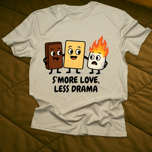 S'more Love Less Drama T-Shirt, Funny Shirt