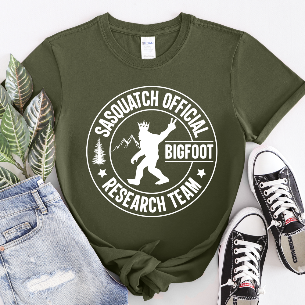 Sasquatch Official Bigfoot Research T-Shirt