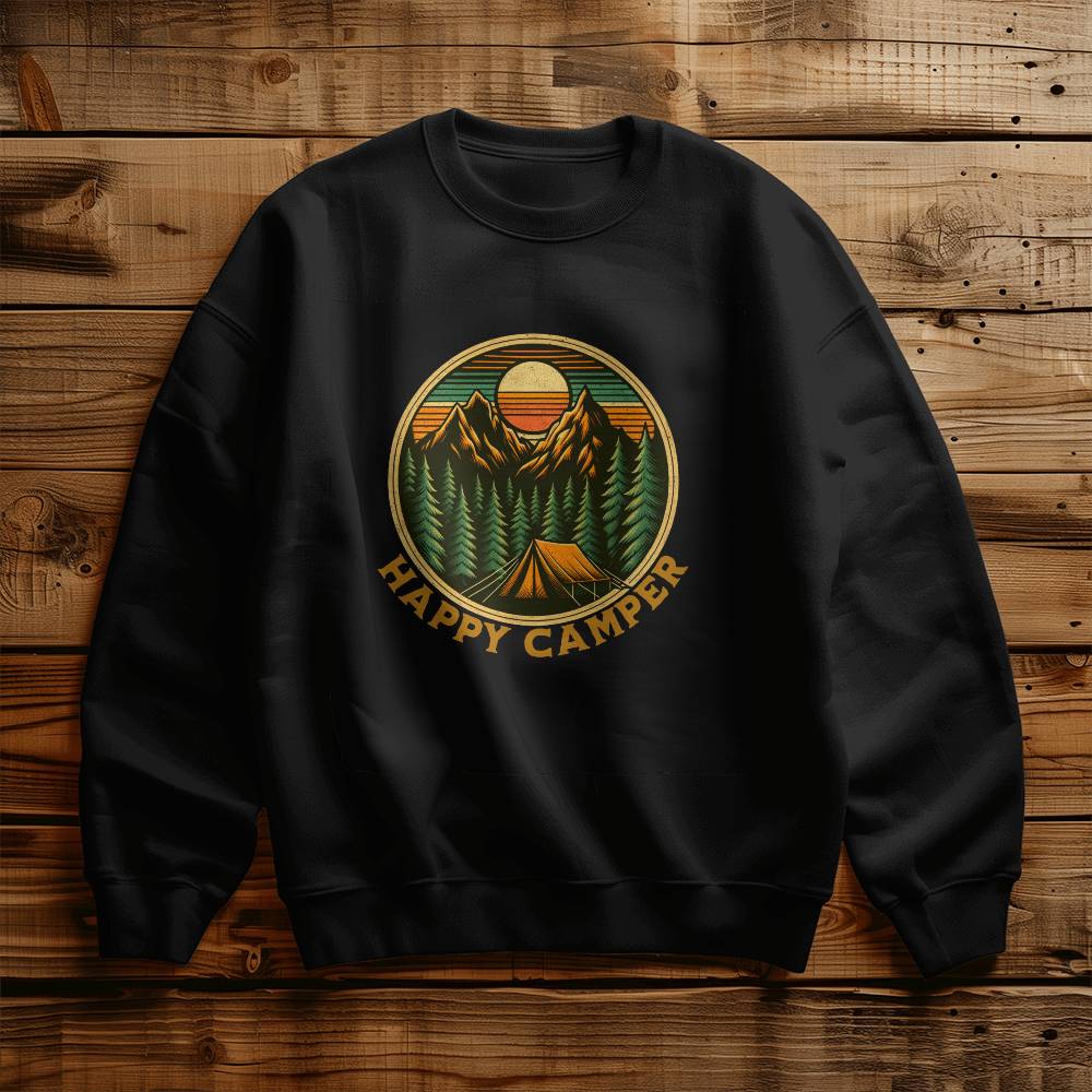 Happy Camping Premium Crewneck Sweater