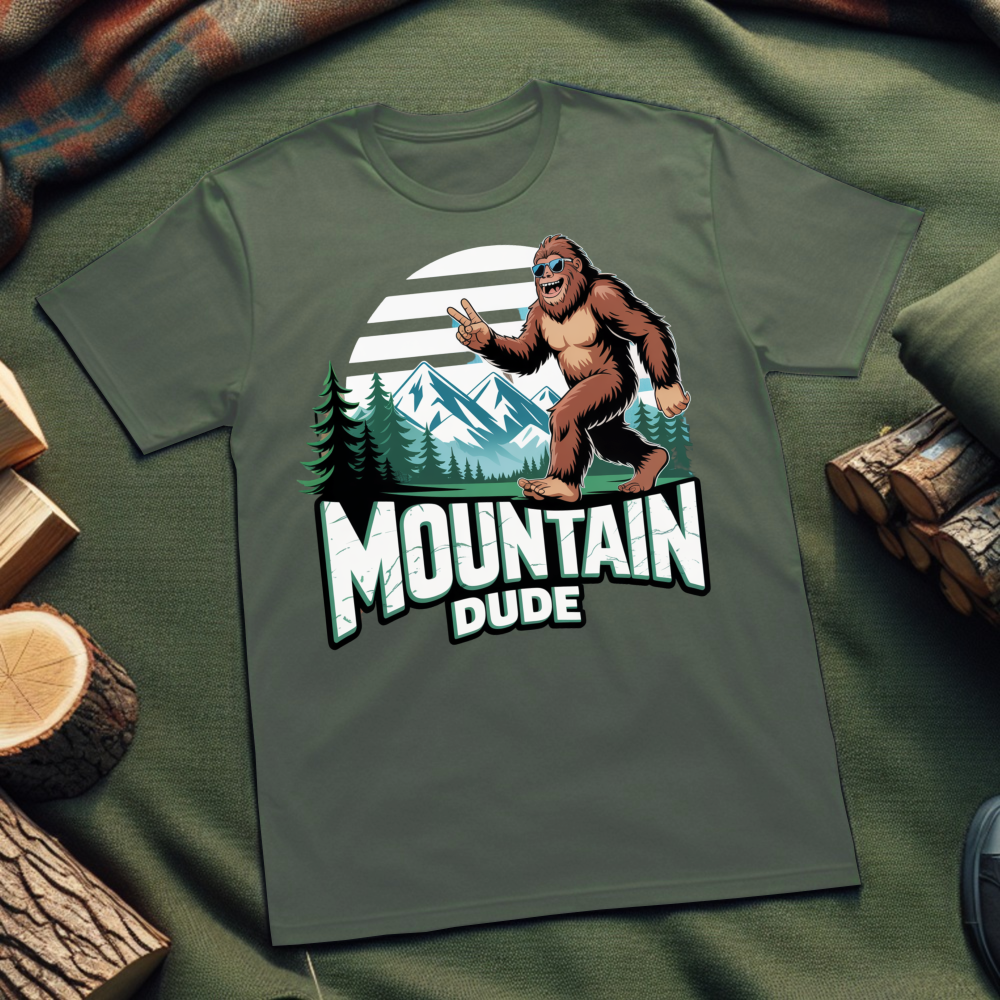 Bigfoot Adventure Unisex T-Shirt – Nature-Inspired Hiking Tee for Outdoor Enthusiasts