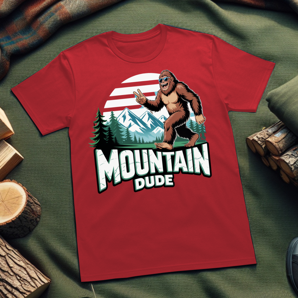 Bigfoot Adventure Unisex T-Shirt – Nature-Inspired Hiking Tee for Outdoor Enthusiasts