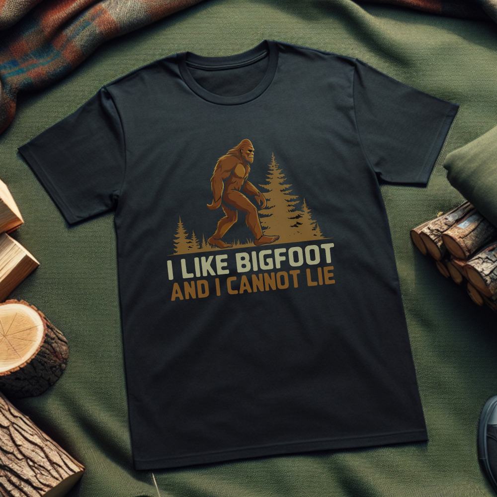 Bigfoot Lover Unisex T-Shirt – Funny Sasquatch Graphic Tee for Nature Enthusiasts & Campers