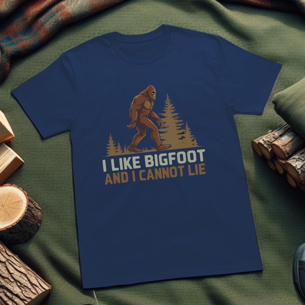Bigfoot Lover Unisex T-Shirt – Funny Sasquatch Graphic Tee for Nature Enthusiasts & Campers