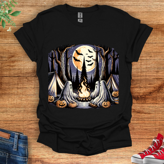 Spooky Camping Halloween Shirt