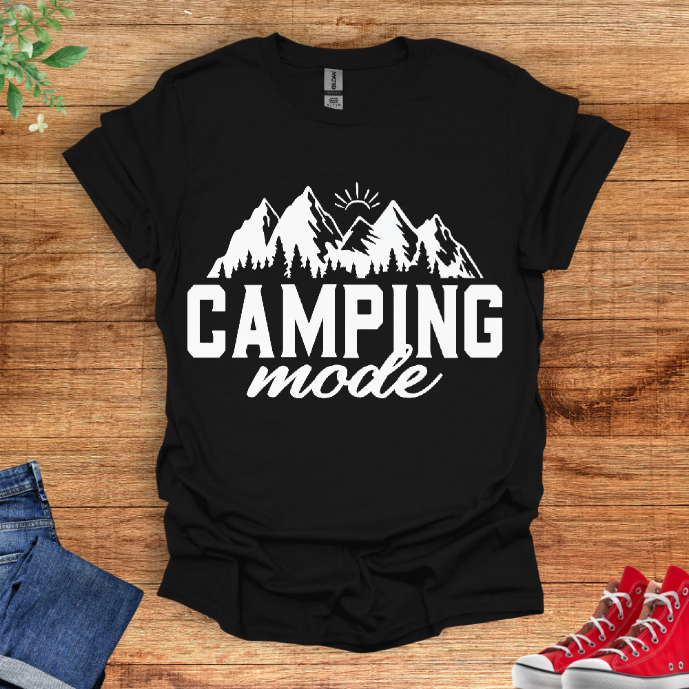 Camping Mode Dark T-Shirt