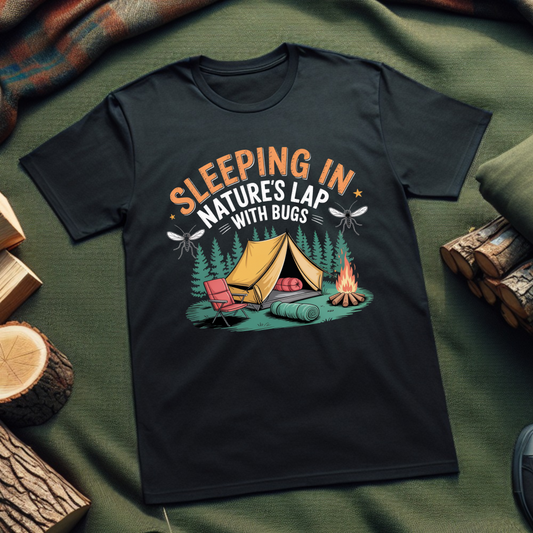 Camping Adventure Unisex T-Shirt – Funny Nature Lover Tee 