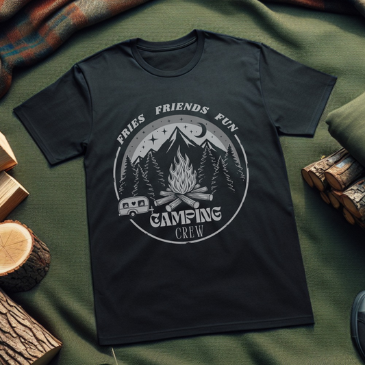 Camping Crew T-Shirt – Unisex Softstyle Tee for Outdoor Adventures
