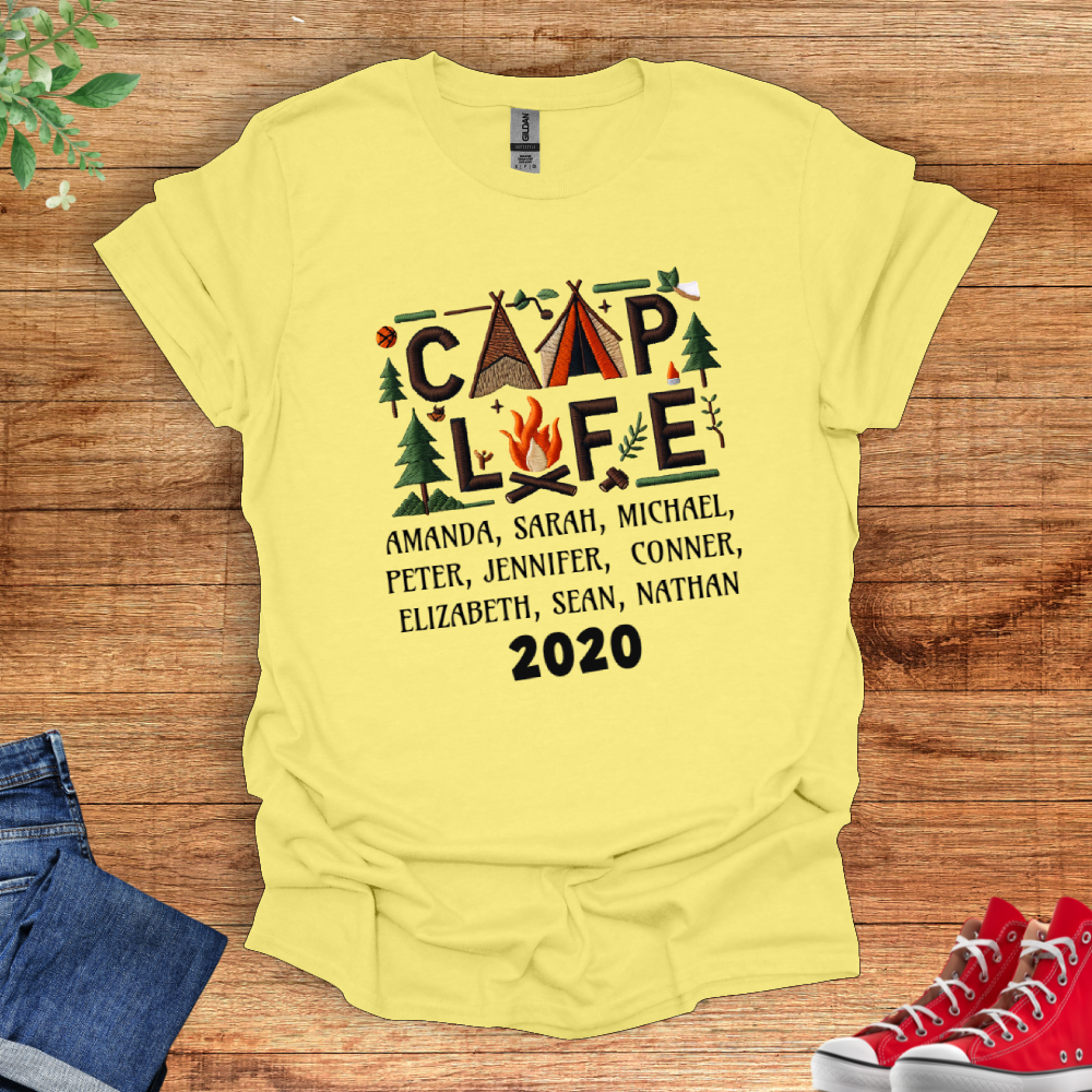 Camp Life Camping Crew T-Shirt