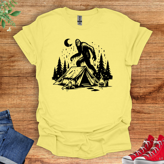 Bigfoot Night Watch: Camp Under the Stars Unisex Softstyle T-Shirt