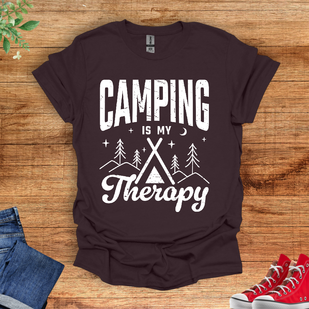 Camping Is My Therapy T-Shirt