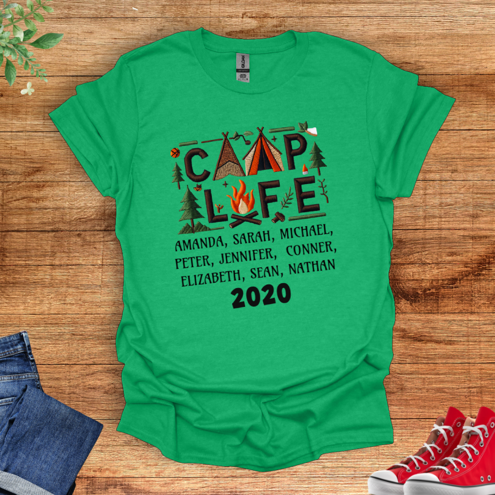 Camp Life Camping Crew T-Shirt