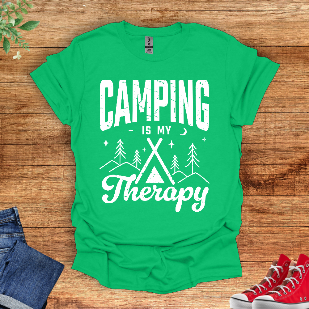 Camping Is My Therapy T-Shirt