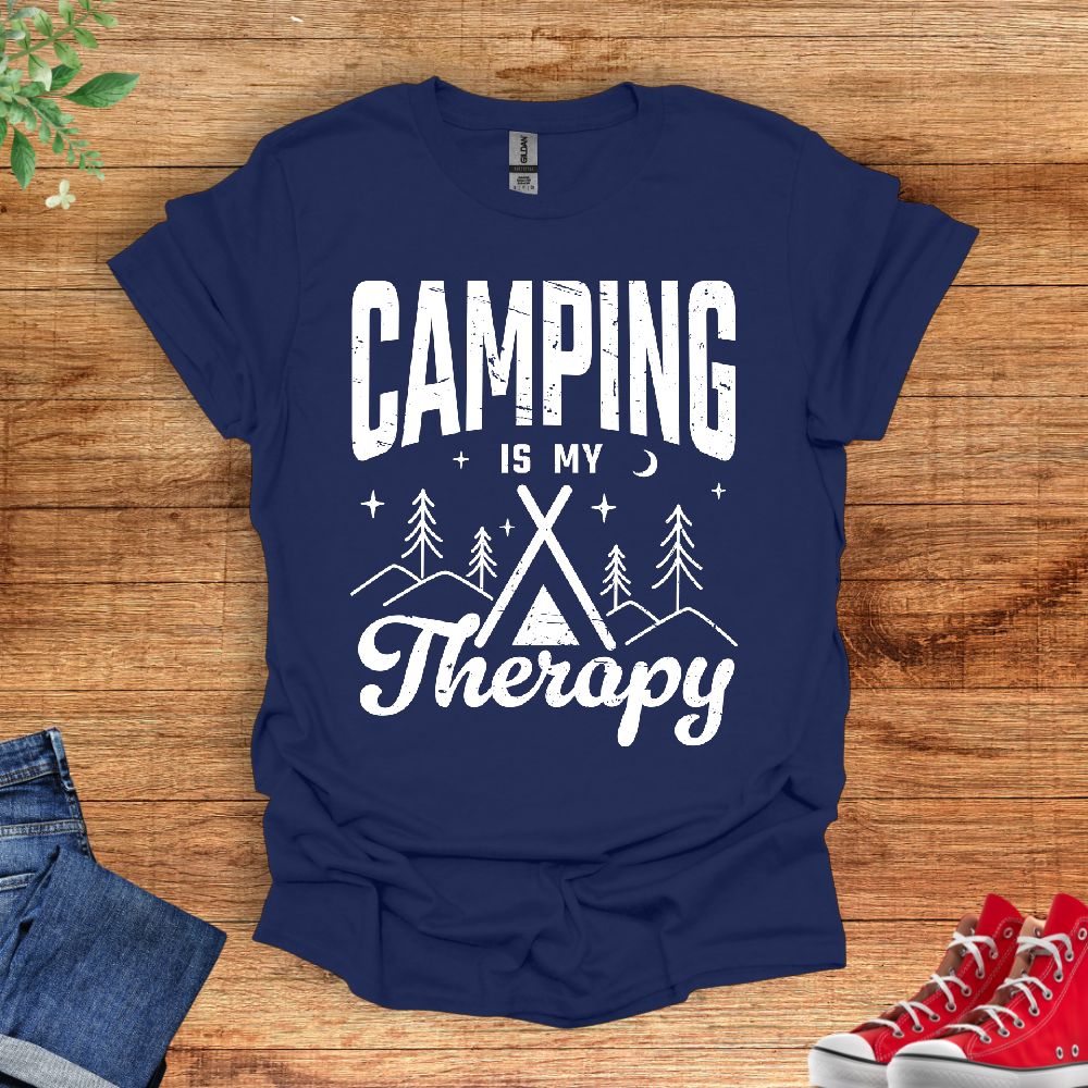 Camping Is My Therapy T-Shirt