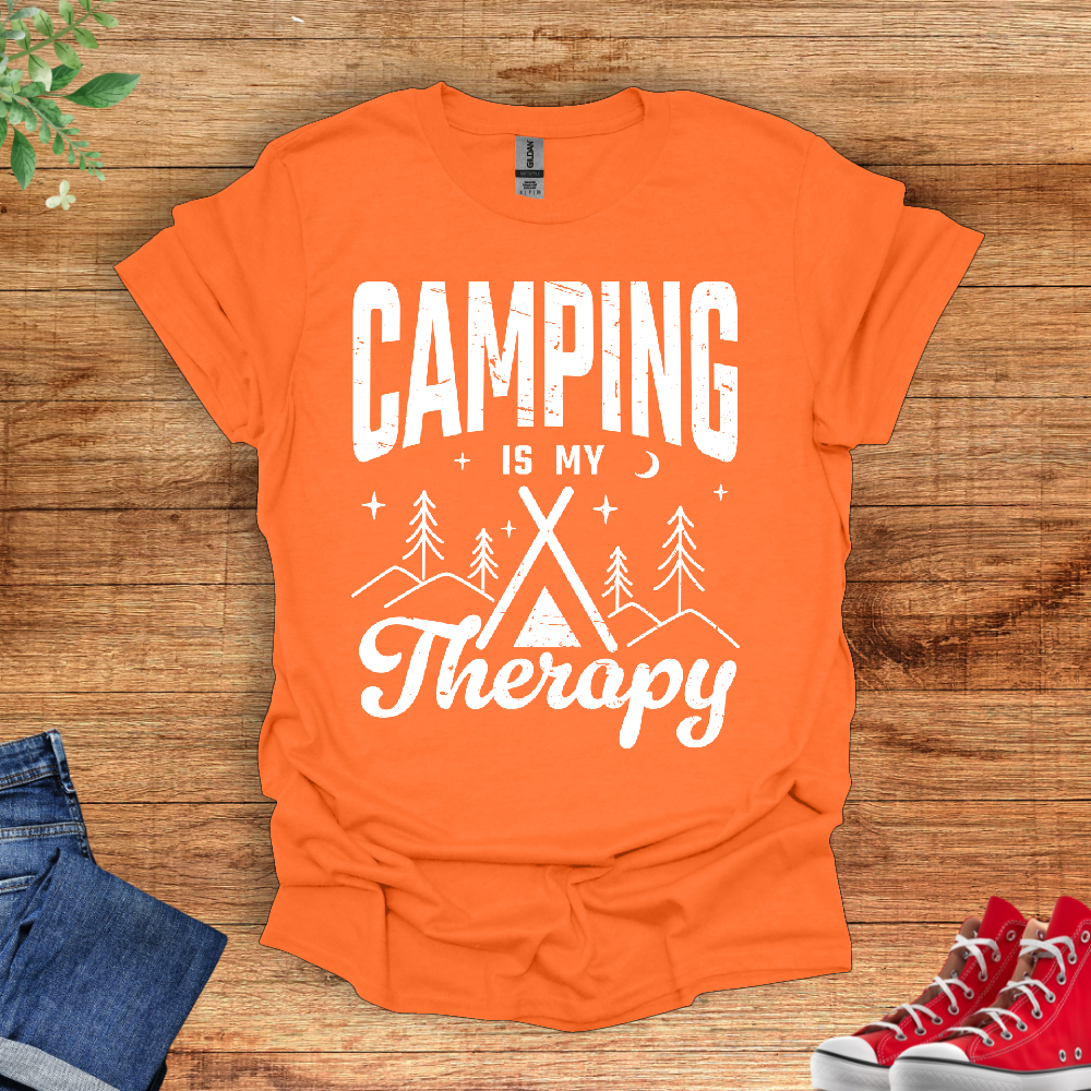 Camping Is My Therapy T-Shirt