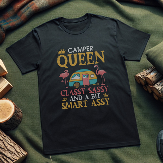 Queen Classy Sassy Unisex T-Shirt – Graphic Tee for Confident Women