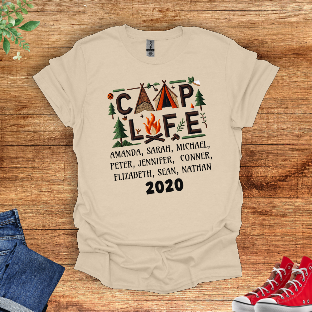 Camp Life Camping Crew T-Shirt